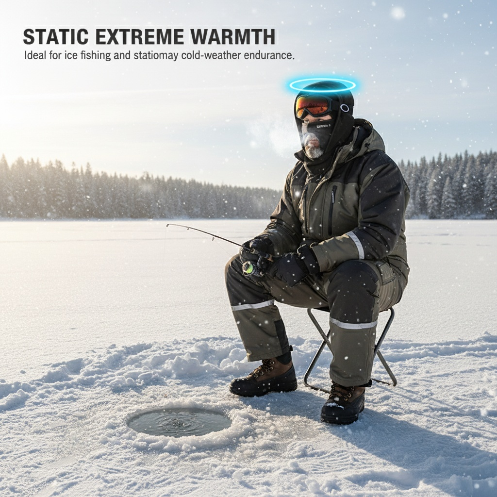 Outdoor Winter Warm Hat Neckband Integrated