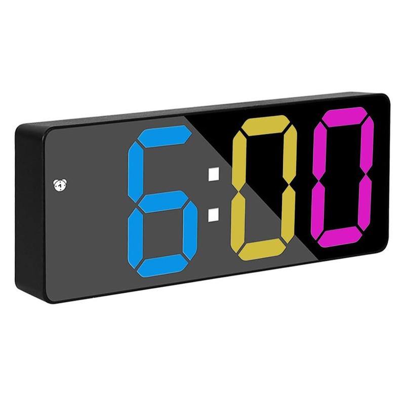 Mini size Large Display 6.3" Mirror LED Clock