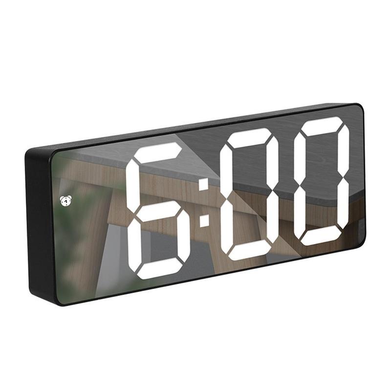 Mini size Large Display 6.3" Mirror LED Clock