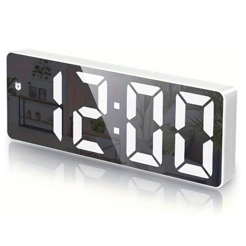 Mini size Large Display 6.3" Mirror LED Clock