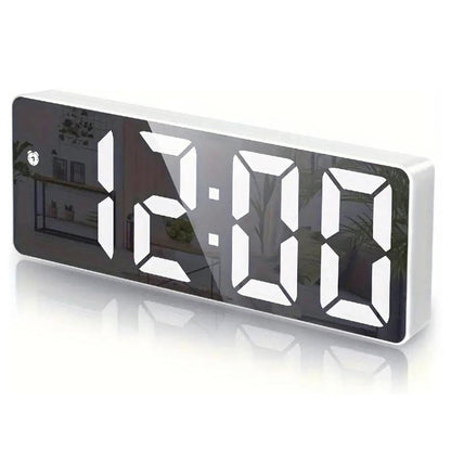 Mini size Large Display 6.3" Mirror LED Clock