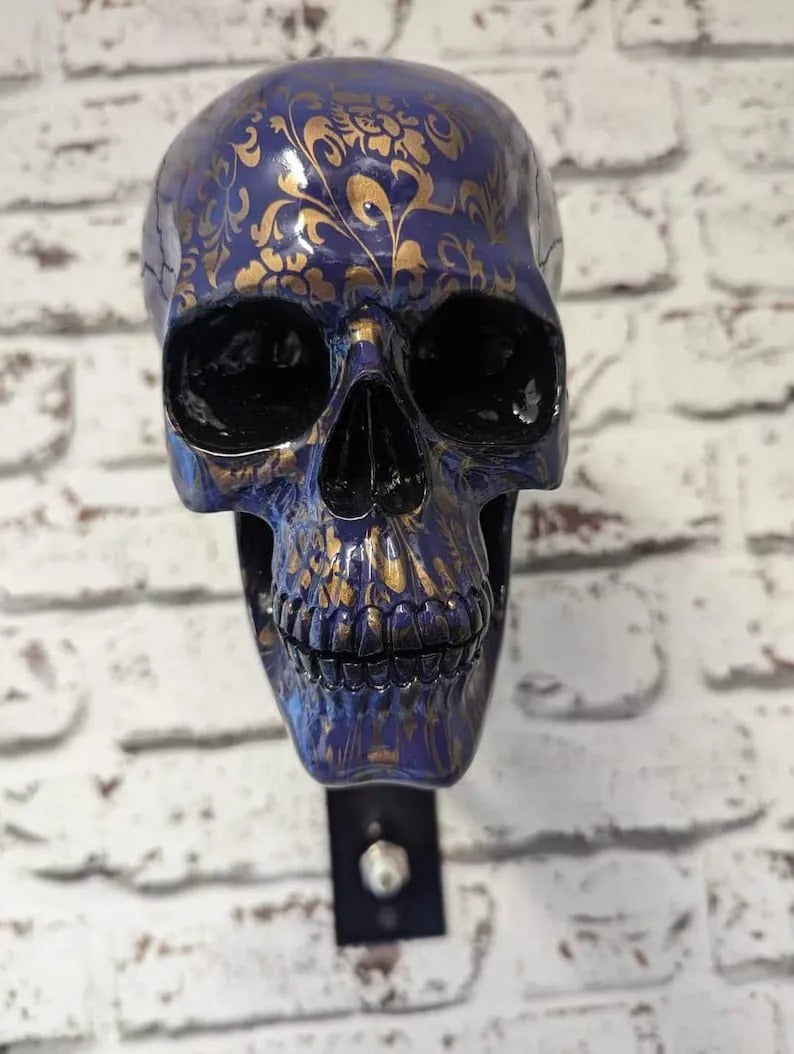 Motorcycle Helmet and Jacket Skull Holder