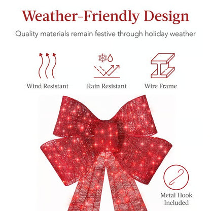🔥Hot Sale Promotion 49% OFF🎁✨🎄 LIT CHRISTMAS BOW 🎀