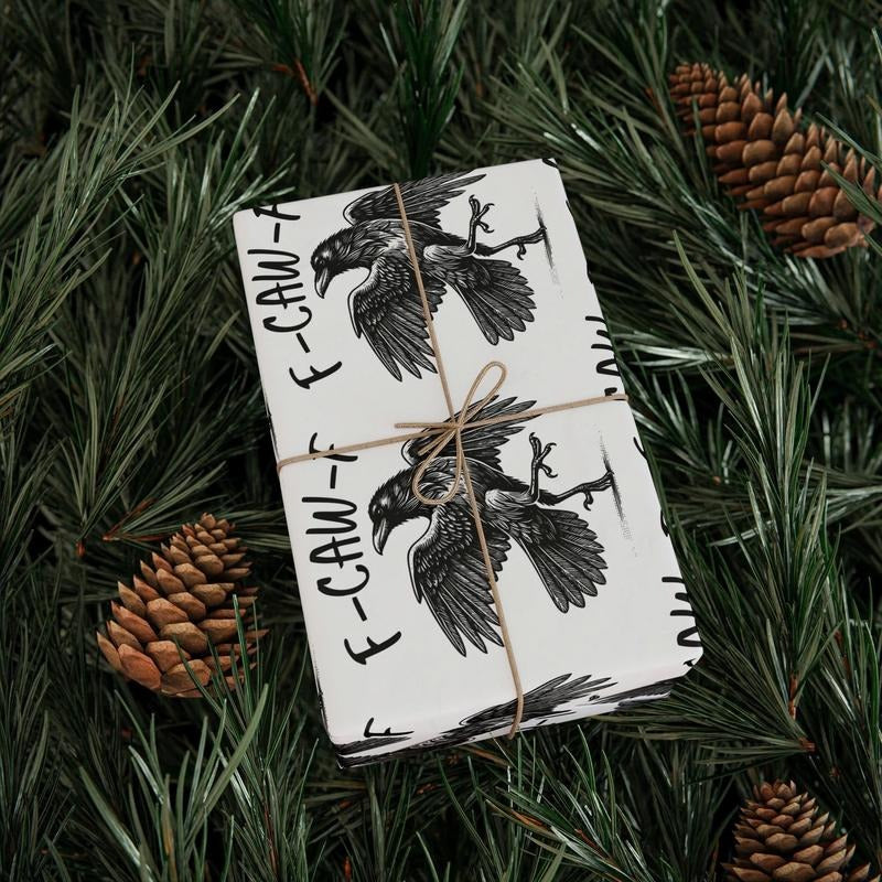 F-Caw-F Chicken Wrapping Paper Gift Wrap🐔🎁