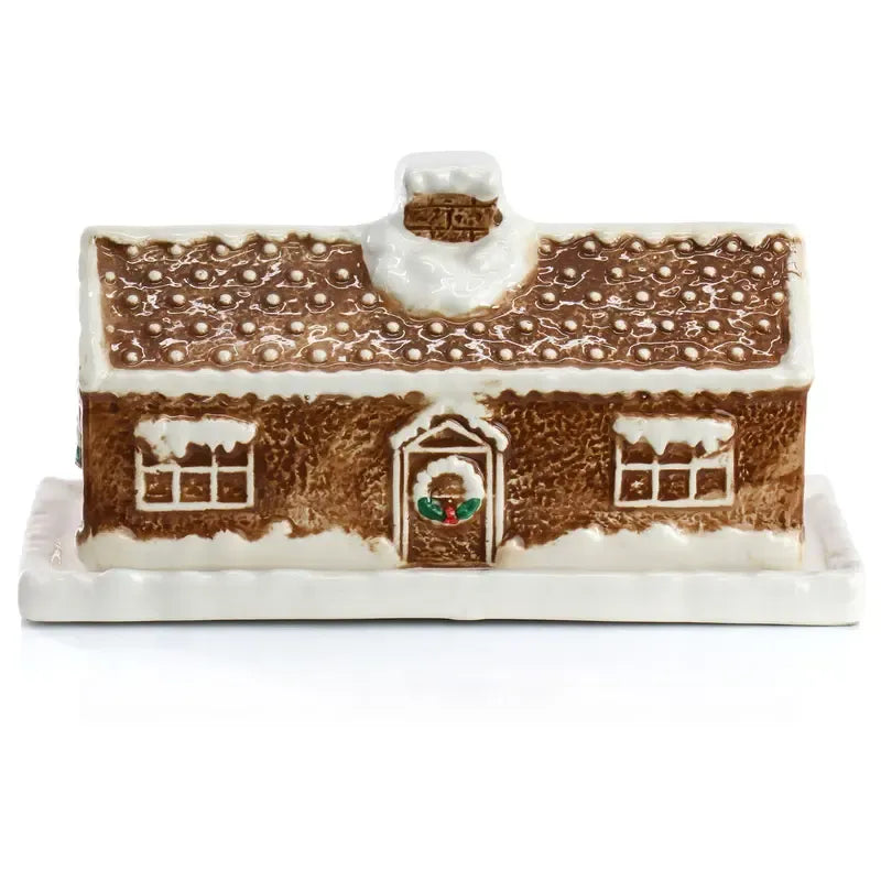 ✨Gingerbread House Butter Dish – A Holiday Must-Have for Every Kitchen! ✨