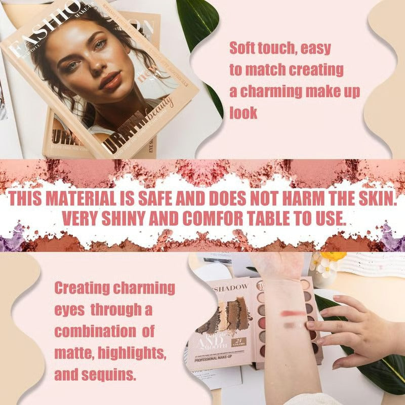 🏆#1 Bestselling - 24-Color Eyeshadow Palette - 5-Layer Book-Style Makeup Palette with 67 Pro Shades (✨WATERPROOF AND LONG-LASTING)