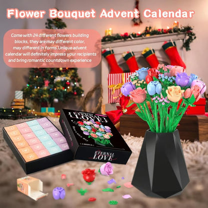 Flower Bouquet Advent Calendar 2025 – 24 Days of Blooming Surprises 🌹✨