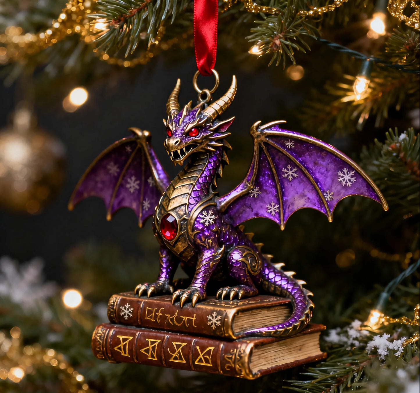 🔥3D Dragon Christmas Ornament – Unleash Magic & Power on Your Tree 🎄
