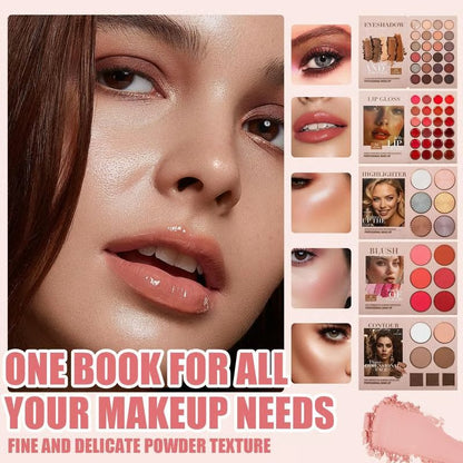 🏆#1 Bestselling - 24-Color Eyeshadow Palette - 5-Layer Book-Style Makeup Palette with 67 Pro Shades (✨WATERPROOF AND LONG-LASTING)