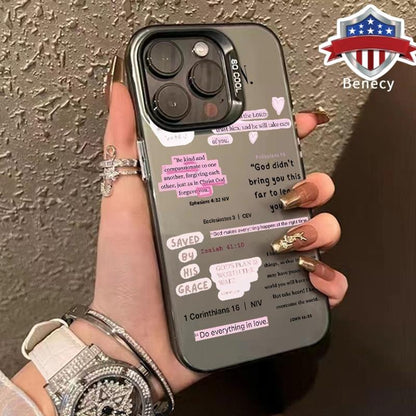 Blessed Encouragement Pattern Phone Case for iPhone