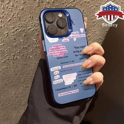 Blessed Encouragement Pattern Phone Case for iPhone
