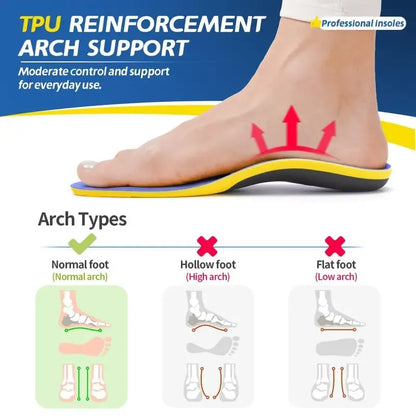 High Arch Support Orthotic Insoles