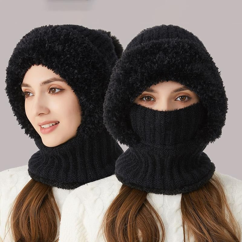3-in-1 Winter Fleece Hat, Scarf & Mask Set