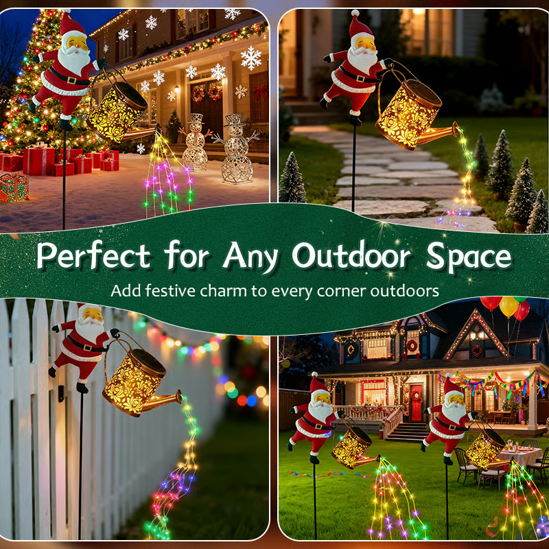 ⏰Solar Garden Light In The Shape Of Santa Claus🎅🎄