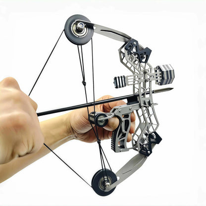 🎯10.2-inch Stainless Steel Mini Composite Bow