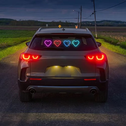 Solar Triangular Window Heart-shaped Atmosphere Light