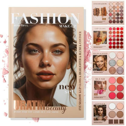 🏆#1 Bestselling - 24-Color Eyeshadow Palette - 5-Layer Book-Style Makeup Palette with 67 Pro Shades (✨WATERPROOF AND LONG-LASTING)