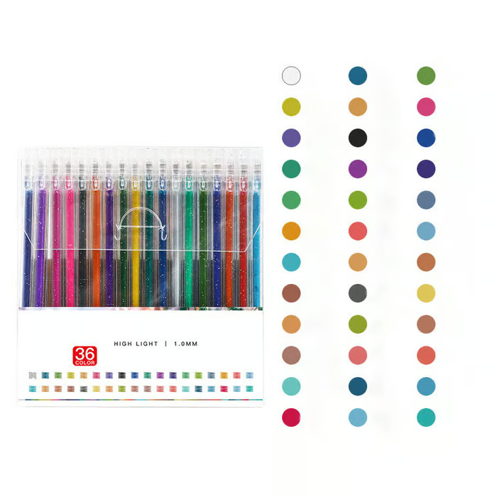🎁 Glitter Gel Pen Set