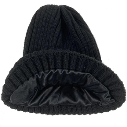 Satin Silk Lined Beanie for Hair Growth