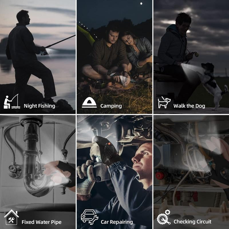 Adjustable LED Flashlight Gloves