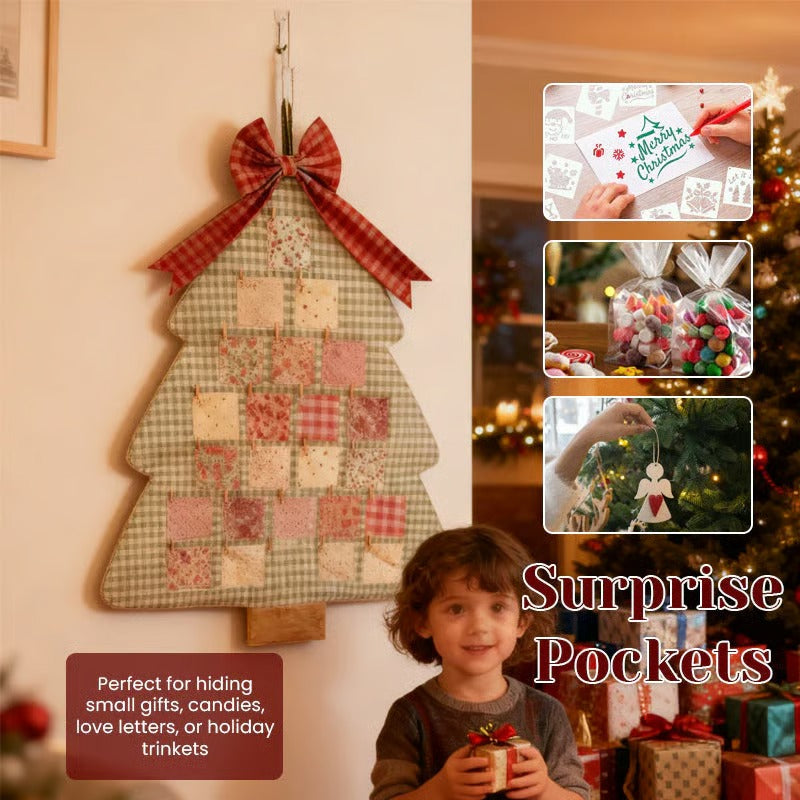 🔥LAST DAY 49% OFF🎄Fabric Christmas Tree Advent Calendar