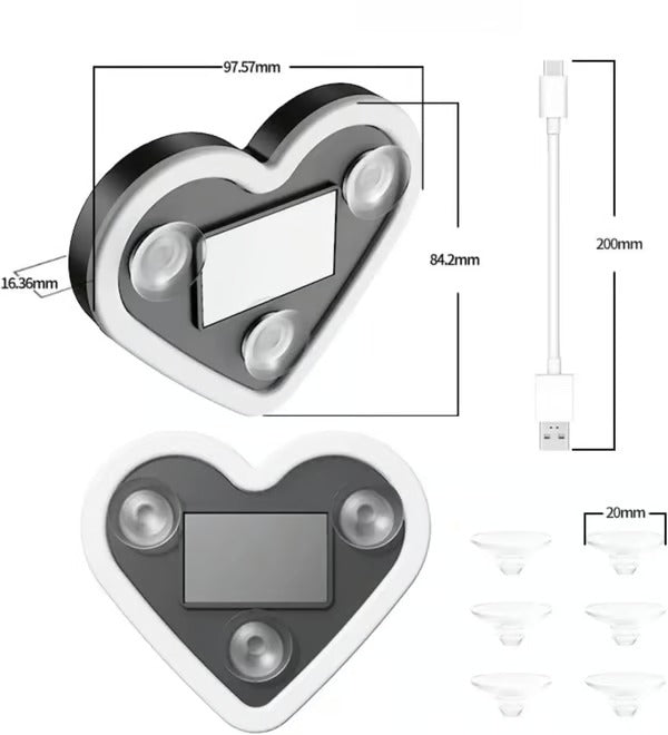 Solar Triangular Window Heart-shaped Atmosphere Light