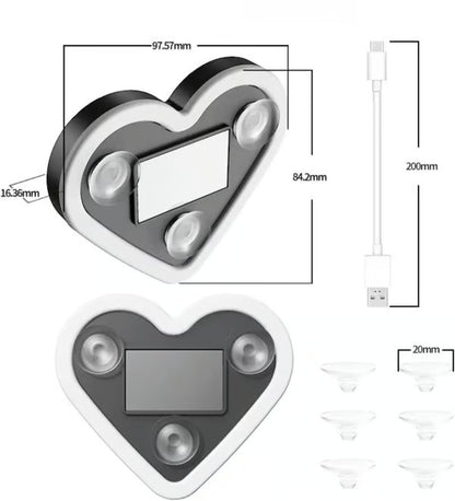 Solar Triangular Window Heart-shaped Atmosphere Light