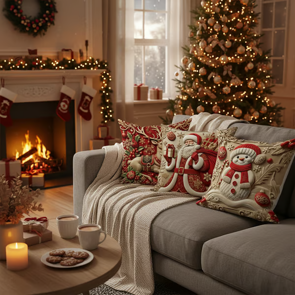 Luxury Christmas Pillow Covers