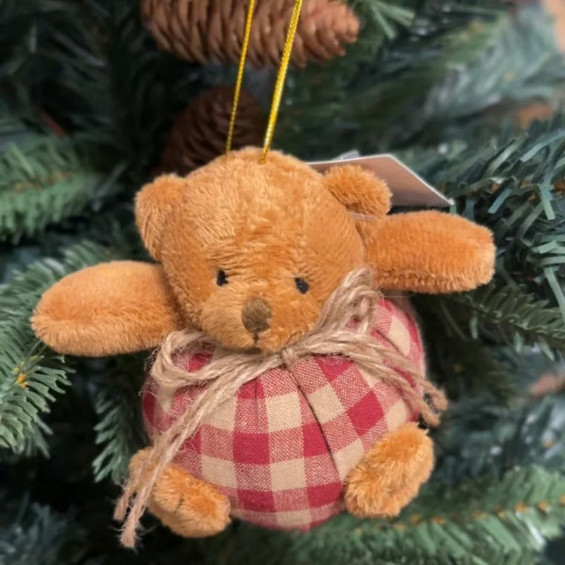 🐻 Cozy Christmas Bear Ornaments – A Hug for Your Tree