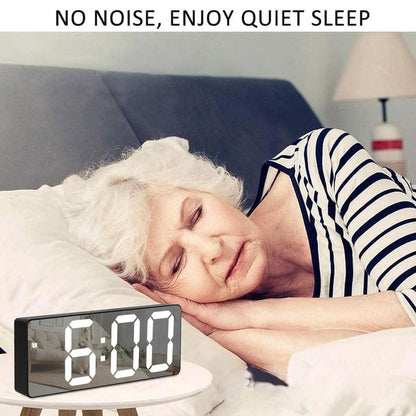 Mini size Large Display 6.3" Mirror LED Clock