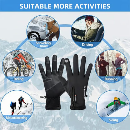 Winter Wndproof Waterproof Thermal Warm Gloves