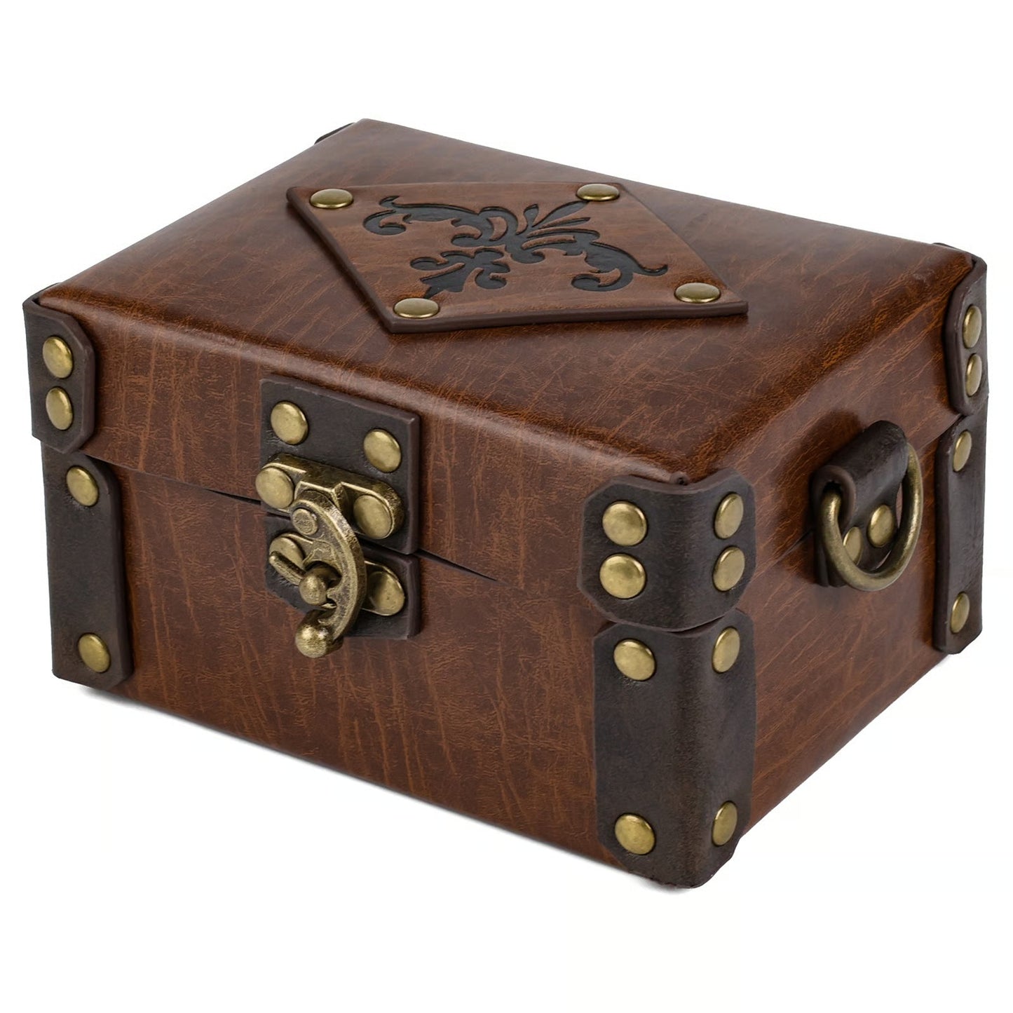 🔥LAST DAY 49% OFF - 🔮✨HiiFeuer Medieval Faux Leather Alchemy Box with 12 Cork Potion Vials