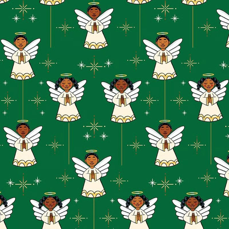 🔥This Week's Special Offer 49% OFF🎅🏾🤶🏾Home for the Holidays Black Santa Wrapping paper
