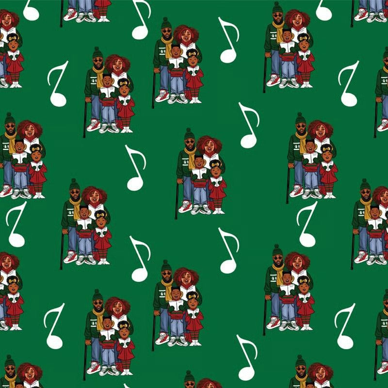 🔥This Week's Special Offer 49% OFF🎅🏾🤶🏾Home for the Holidays Black Santa Wrapping paper