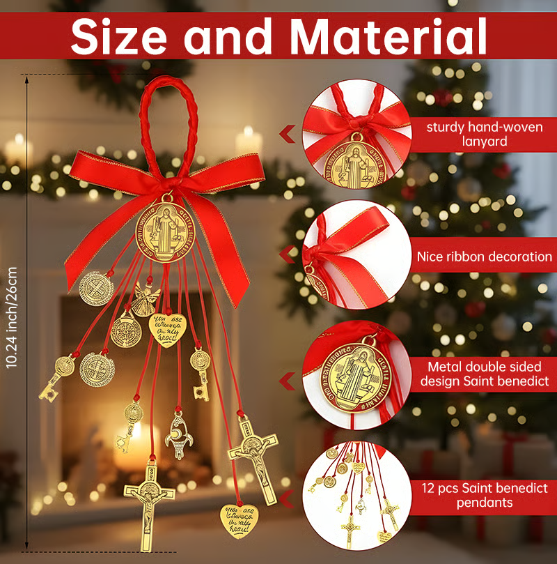 Handmade Saint Benedict Medal Charm