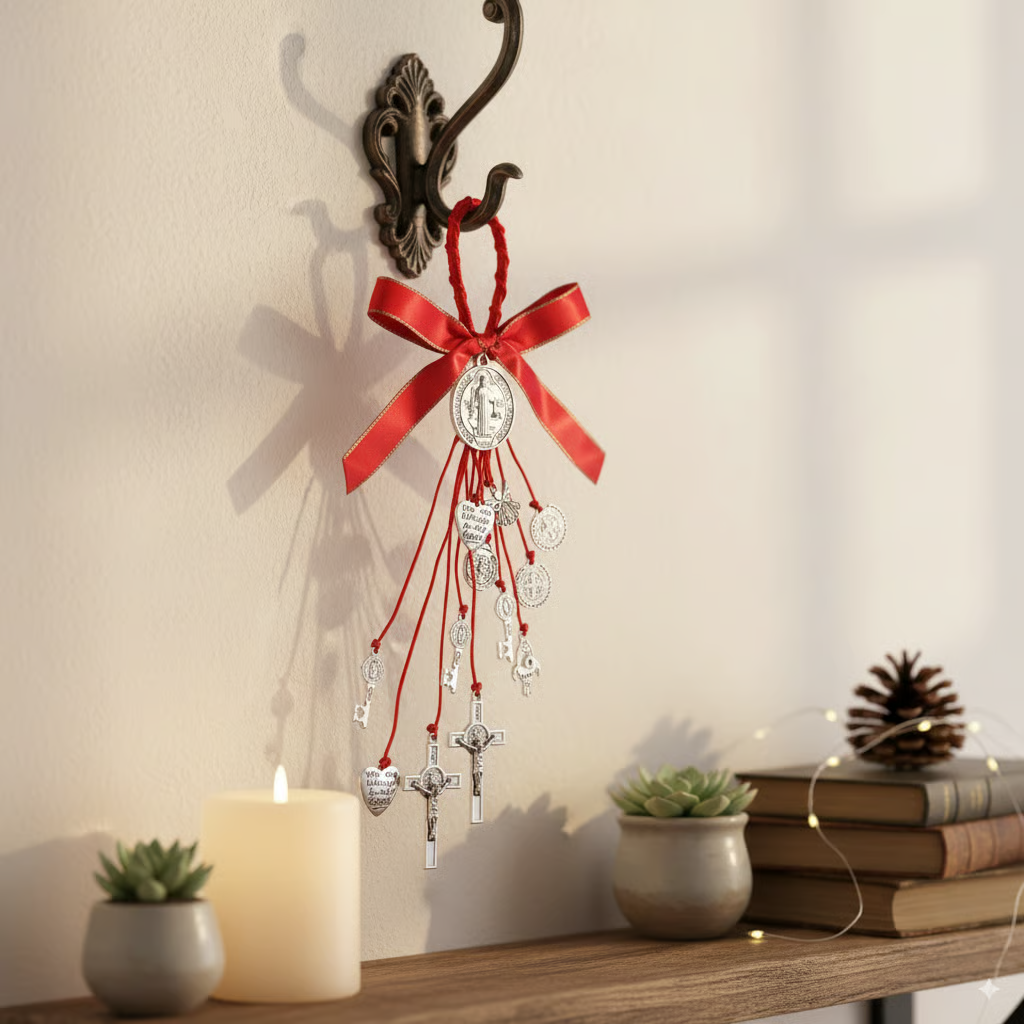 Handmade Saint Benedict Medal Charm