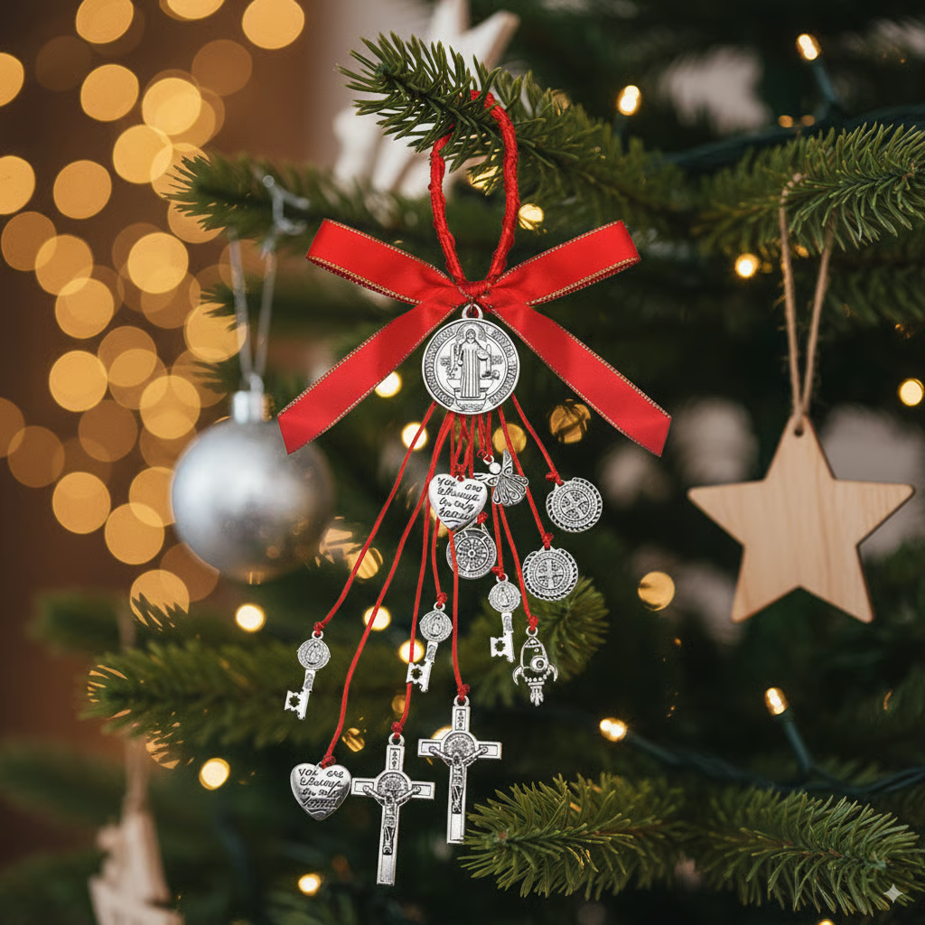 Handmade Saint Benedict Medal Charm