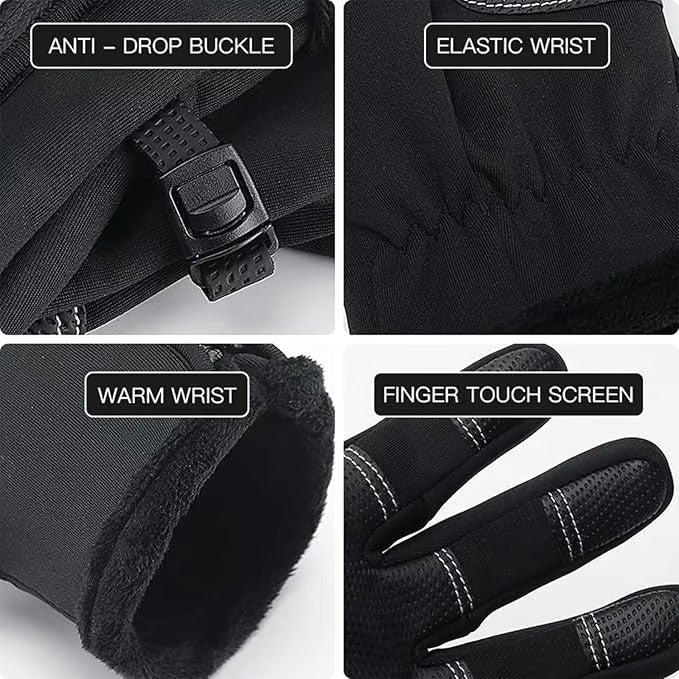 Winter Wndproof Waterproof Thermal Warm Gloves