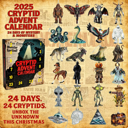 🦍🛸2025 Cryptid Advent Calendar - Unbox the Unknown This Christmas 🎁👽