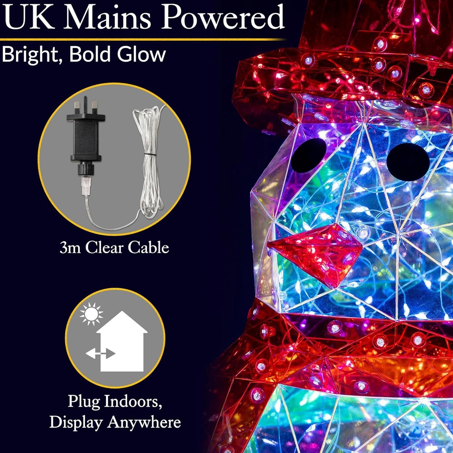 Jumbo In/Outdoor Holographic Figure w/Remote