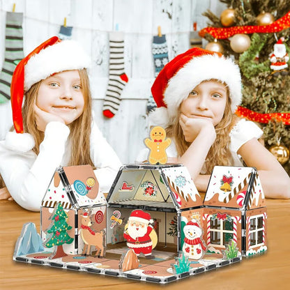 🔥HOT SALE 49%OFF🎄Magnetic Gingerbread House Building Set