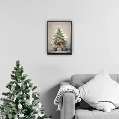 Battery-Operated Lighted Wall Art- Old Time Christmas