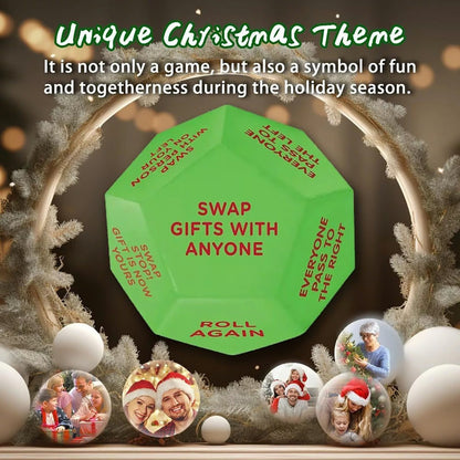 🎅Xmas Sale🎄🎲Santa Swap Gift Exchange Dice
