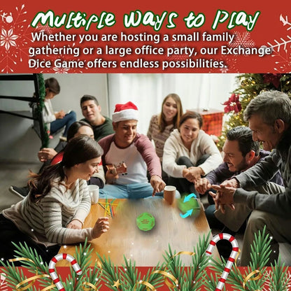 🎅Xmas Sale🎄🎲Santa Swap Gift Exchange Dice