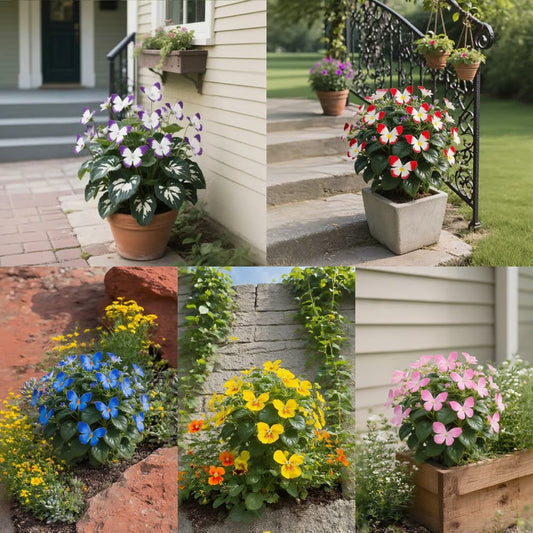 🏆 50K+ SOLD! 🦋🌸 Moonlight Butterfly Flower Seeds – Fall & Winter Planting, Perennial Blooms & Stunning Garden Elegance 🍂