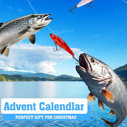 Fish Bait Advent Calendar - 24 Days Countdown Set