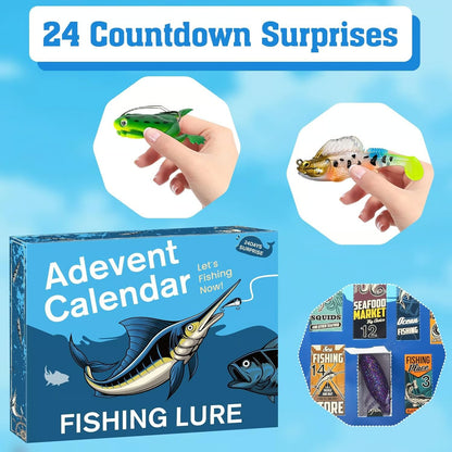 Fish Bait Advent Calendar - 24 Days Countdown Set