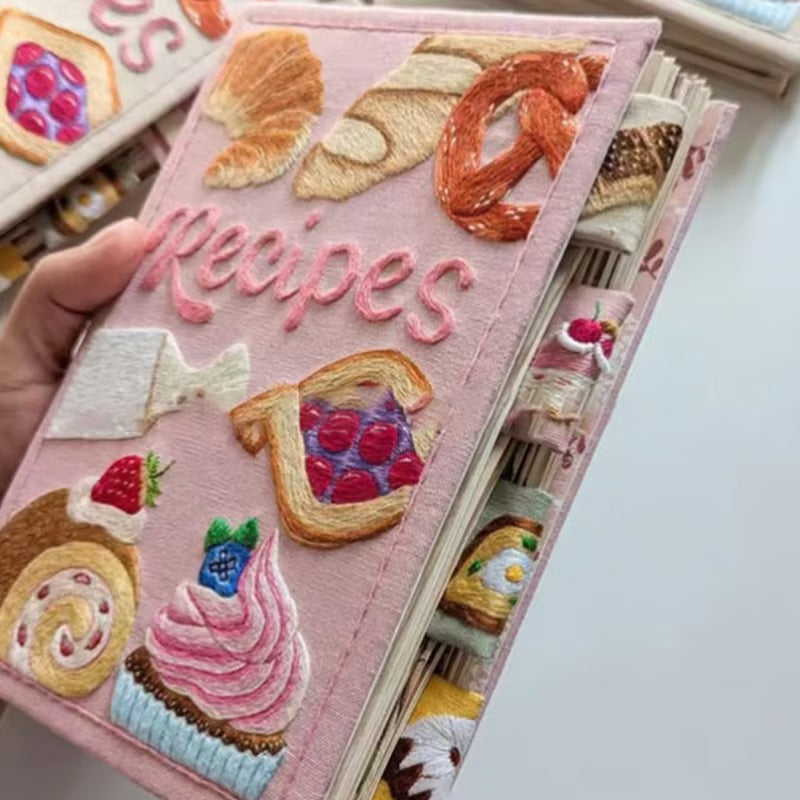 Handmade Beautiful Recipe Notebook