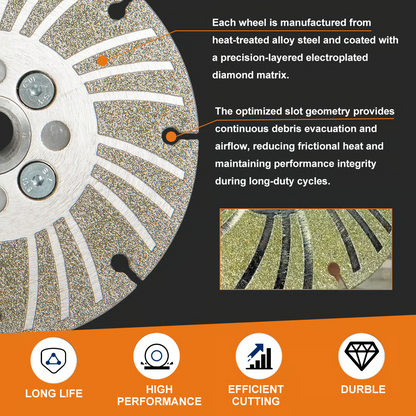 🔥🔥49% OFF-Angle Grinding Wheel - Electroplated Diamond - 4 ½” /5" /6" PLUS+