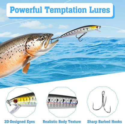 Fish Bait Advent Calendar - 24 Days Countdown Set